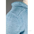 Men's cotton fleece burn out sweatjacke with hood